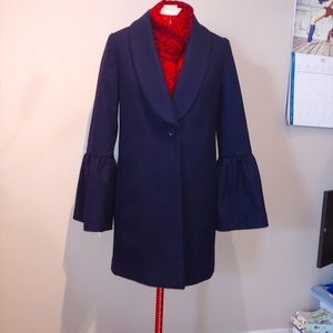 NWT Wool-blend Express Single Button Coat